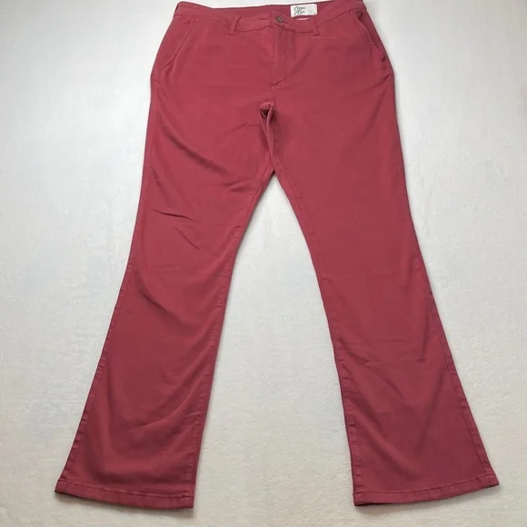 COSMIC BLUE LOVE Women’s RUST Flare Jeans SIZE 32 Tall - Picture 1 of 9